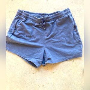Athletic works 16 18 shorts. Cotton stretch. Smoke blue.